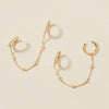 Olsen chained cuff earrings