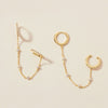 Olsen chained cuff earrings