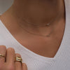 Ace baby bow necklace
