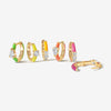 Burton neon enamel 6-piece earring set