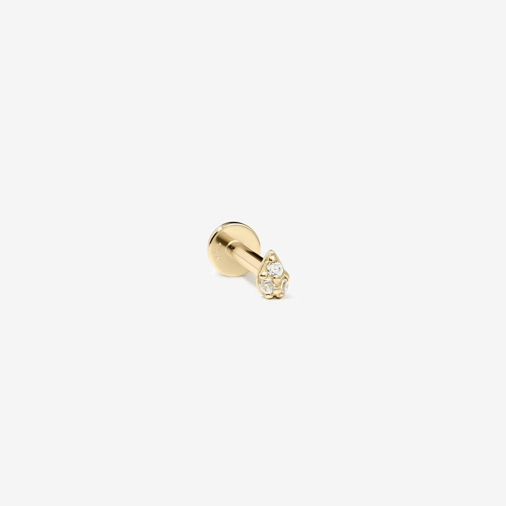Carlo diamond drip piercing
