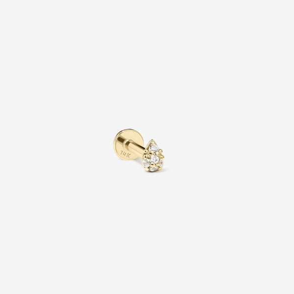 Carlo diamond drip piercing