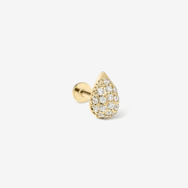 Carlo diamond drip piercing