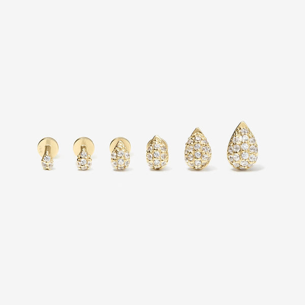 Carlo diamond drip piercing