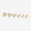 Carlo diamond drip piercing