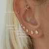 Carlo diamond drip piercing