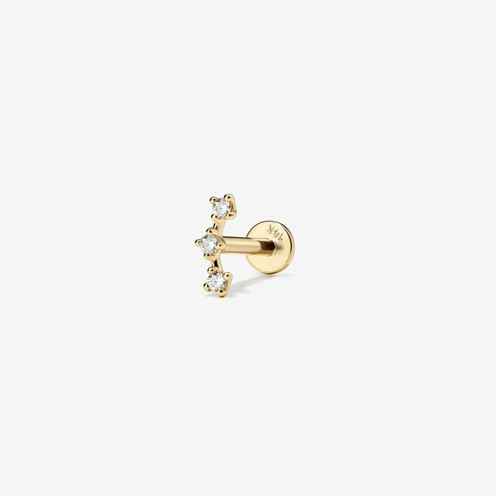 Con diamond contour piercing