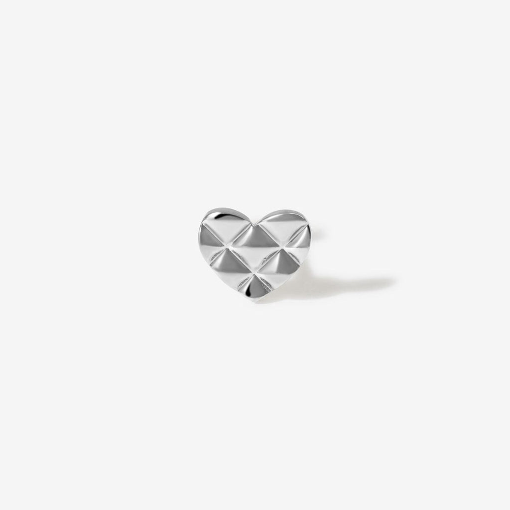Day heart quilted piercing