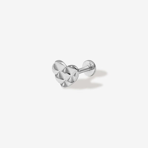 Day heart quilted piercing