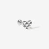 Day heart quilted piercing