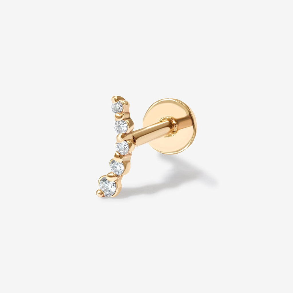 Gold Mana Diamond Contour Piercing | Fine Jewelry | Adornmonde