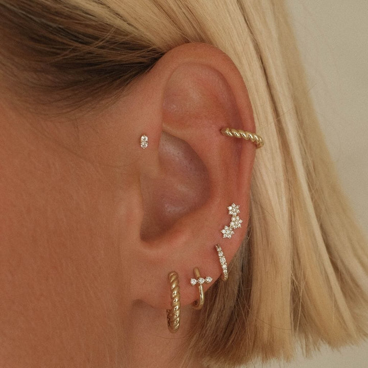 Duke twinset diamond piercing