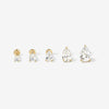 Ellis pear diamond piercing