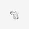Ellis pear diamond piercing