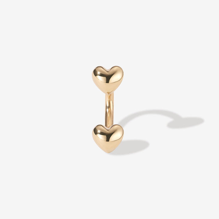 Fabio heart u hoop piercing