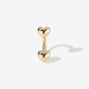 Fabio heart u hoop piercing