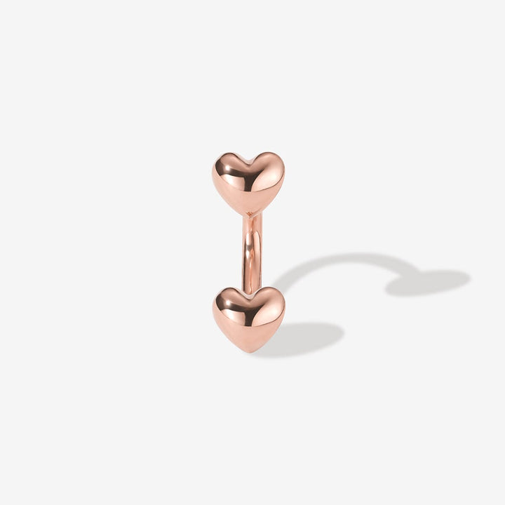 Fabio heart u hoop piercing