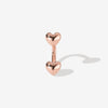 Fabio heart u hoop piercing