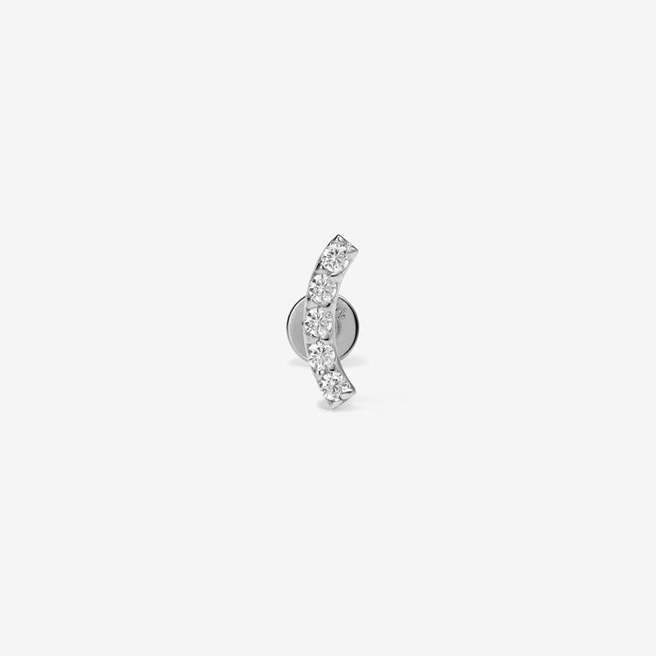Finn diamond contour piercing