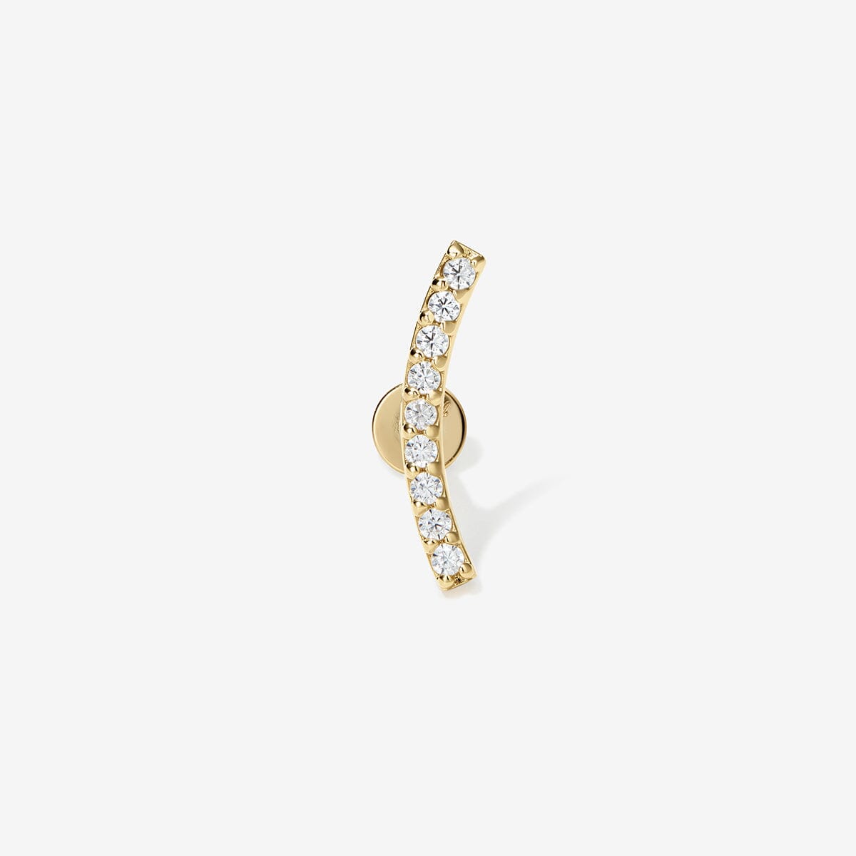 Finn diamond contour piercing