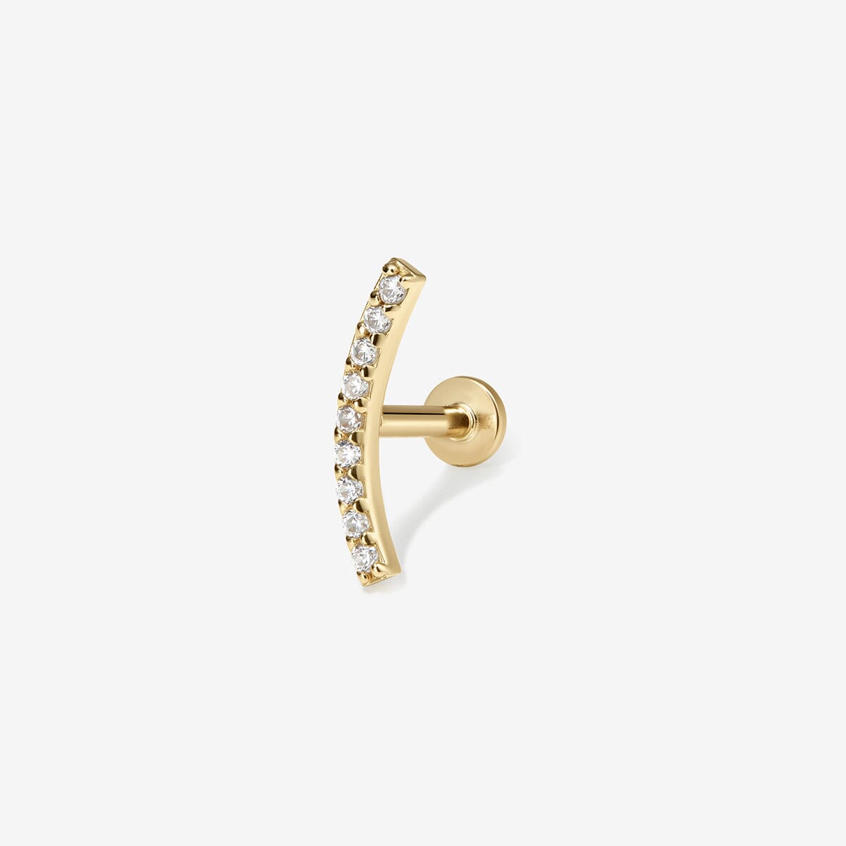 Finn diamond contour piercing