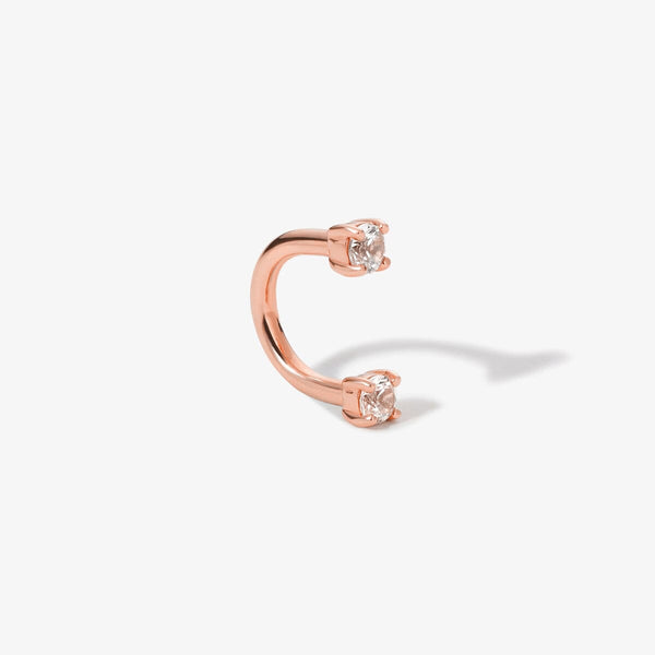 Frankie u hoop diamond piercing