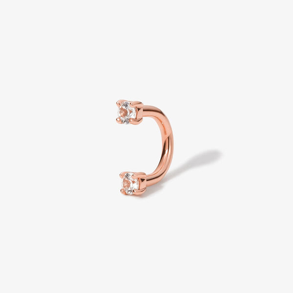 Frankie u hoop diamond piercing