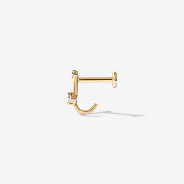 Hoffman diamond J piercing