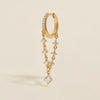 Idris chain hoop earring