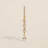 Idris chain hoop earring