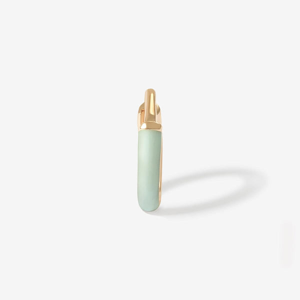 Joyner mint enamel baby huggie