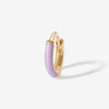 Joyner lavender enamel baby huggie