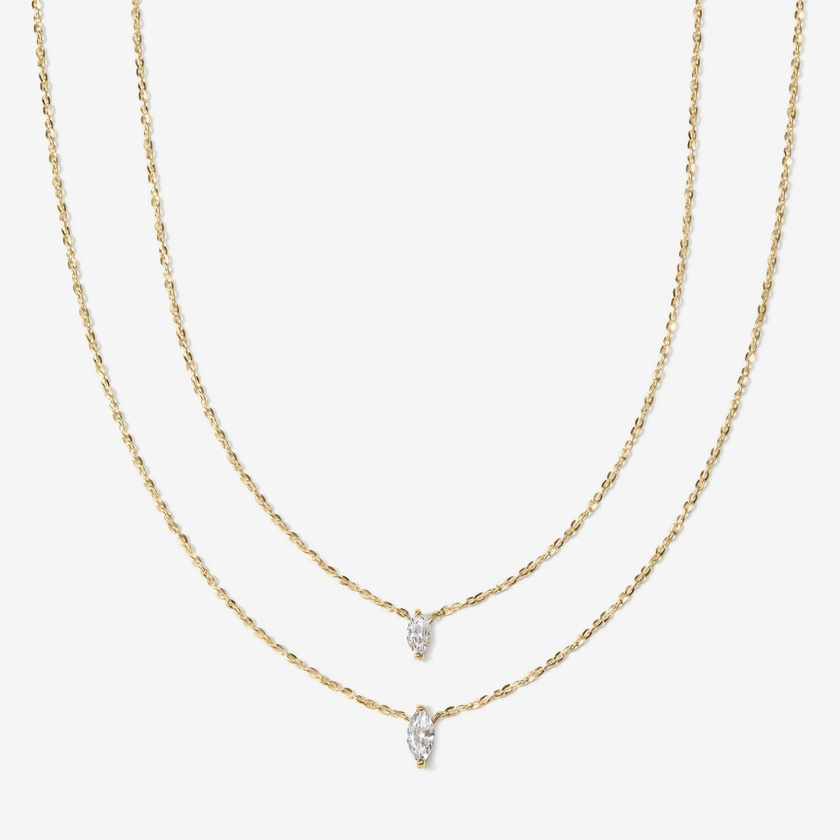 Julian marquise diamond necklace
