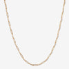Kahl single link paperclip chain necklace