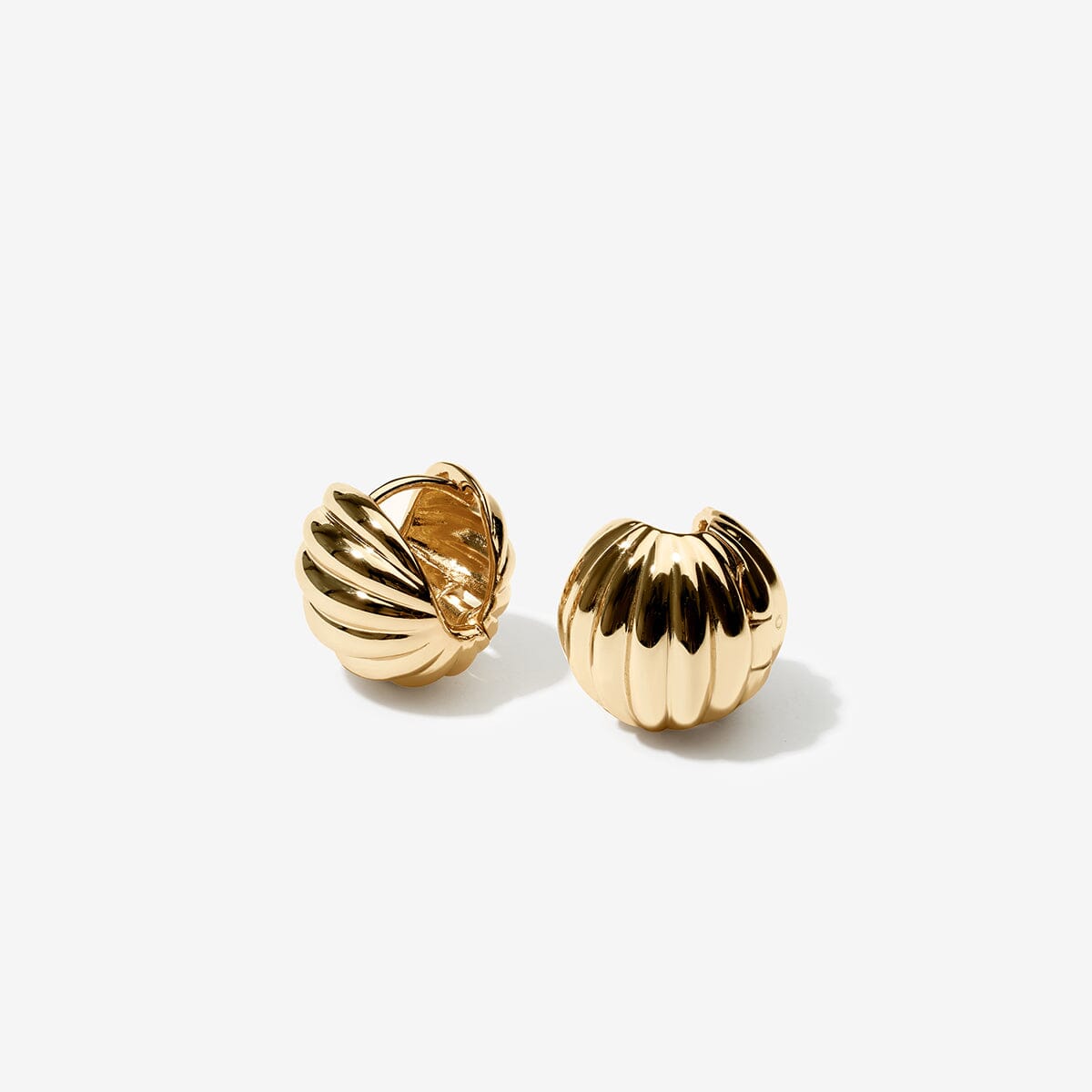 Klaus mini ball huggie earrings