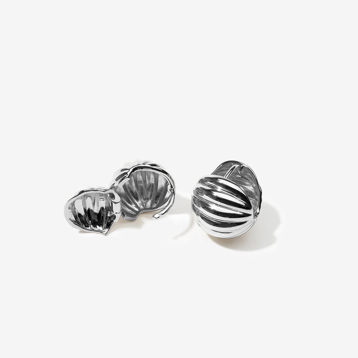 Klaus mini ball huggie earrings