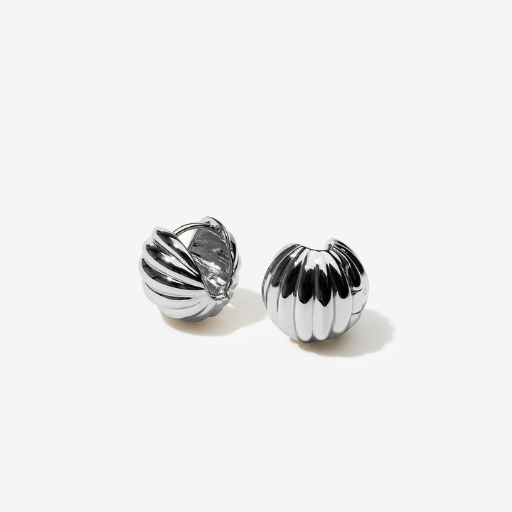 Klaus mini ball huggie earrings