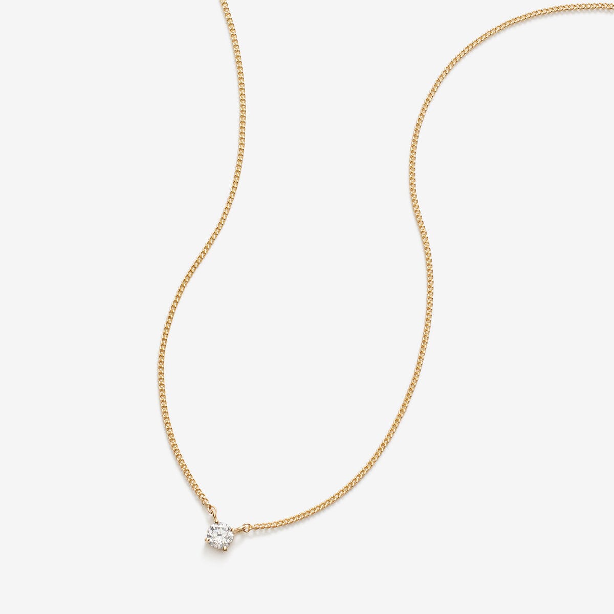 Knoxx round diamond necklace