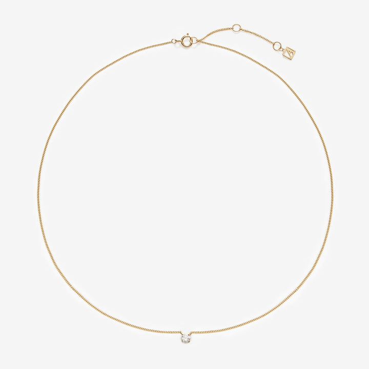 Knoxx round diamond necklace