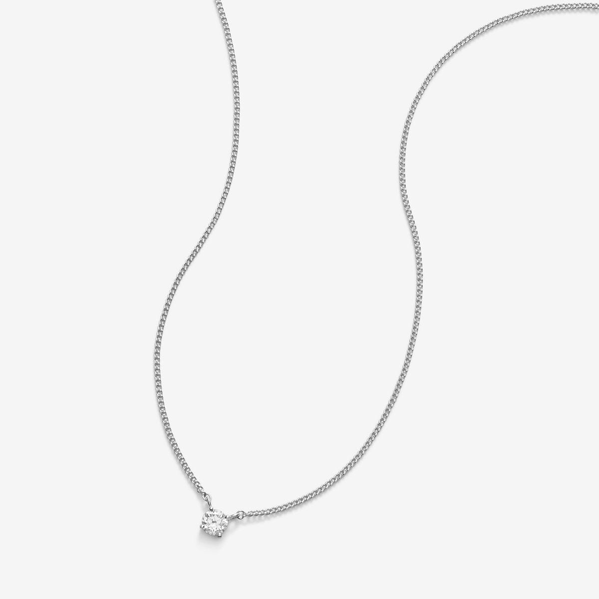 Knoxx round diamond necklace