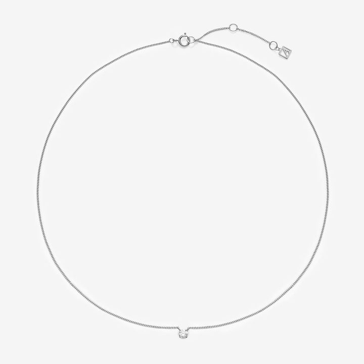 Knoxx round diamond necklace