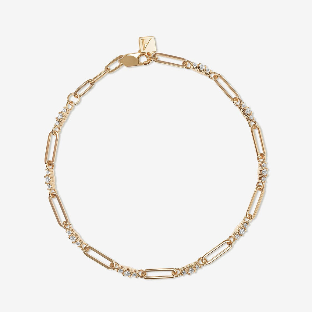 Kristoff single link paperclip chain bracelet