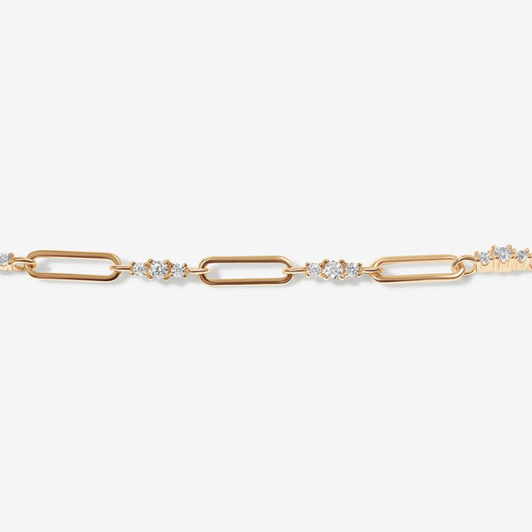 Kristoff single link paperclip chain bracelet