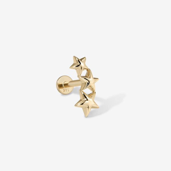Lebron triple star piercing
