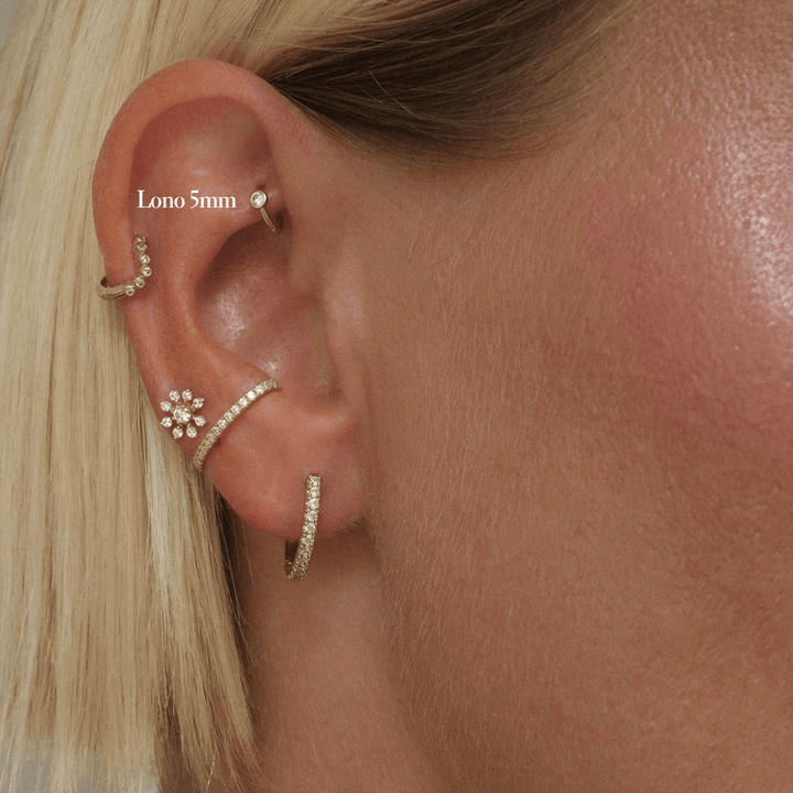 Lono diamond clicker hoop
