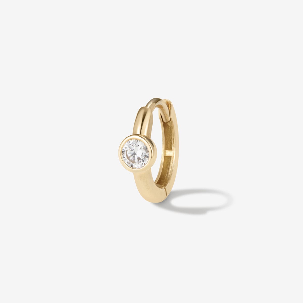 Lotto diamond hoop piercing