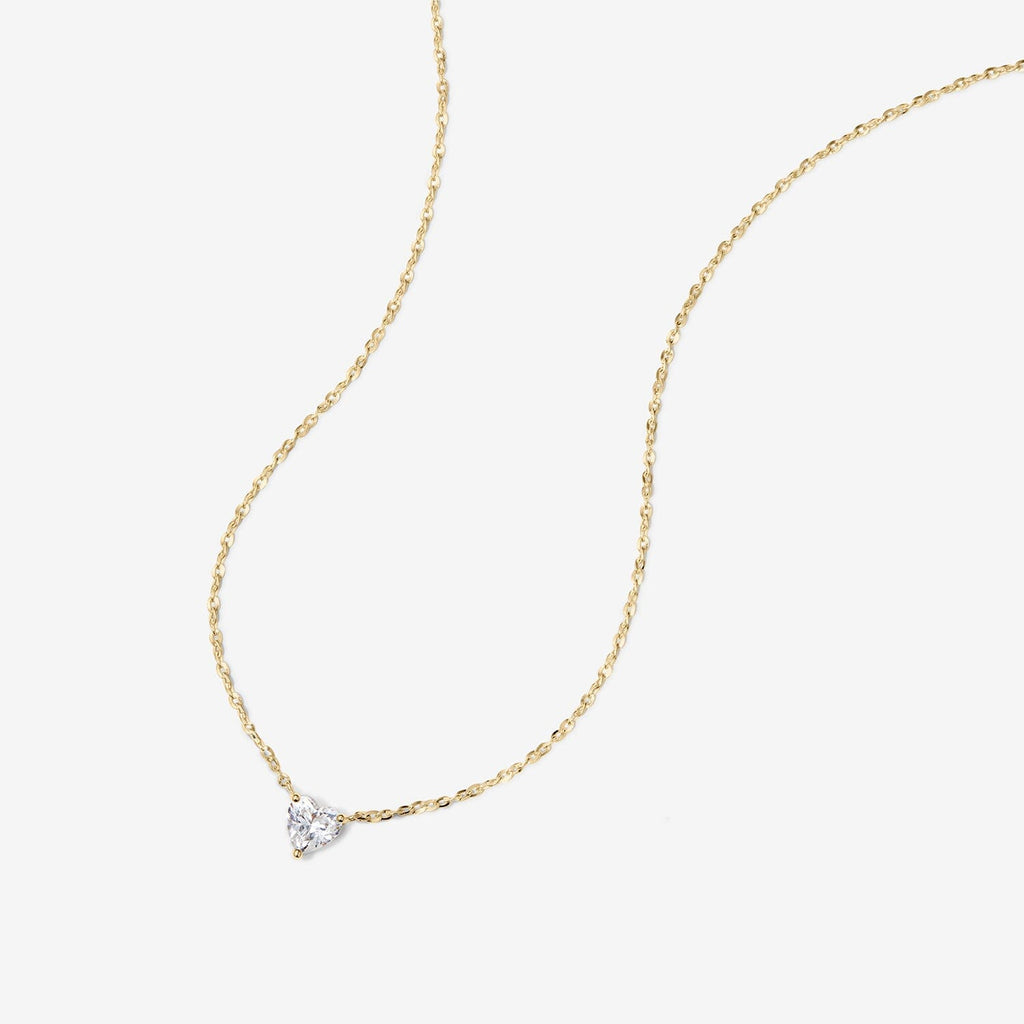 Luca heart diamond necklace