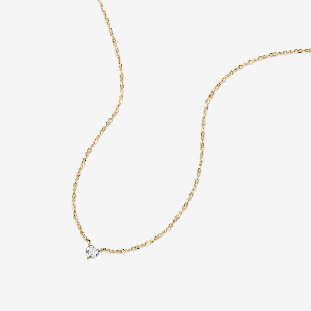 Luca heart diamond necklace