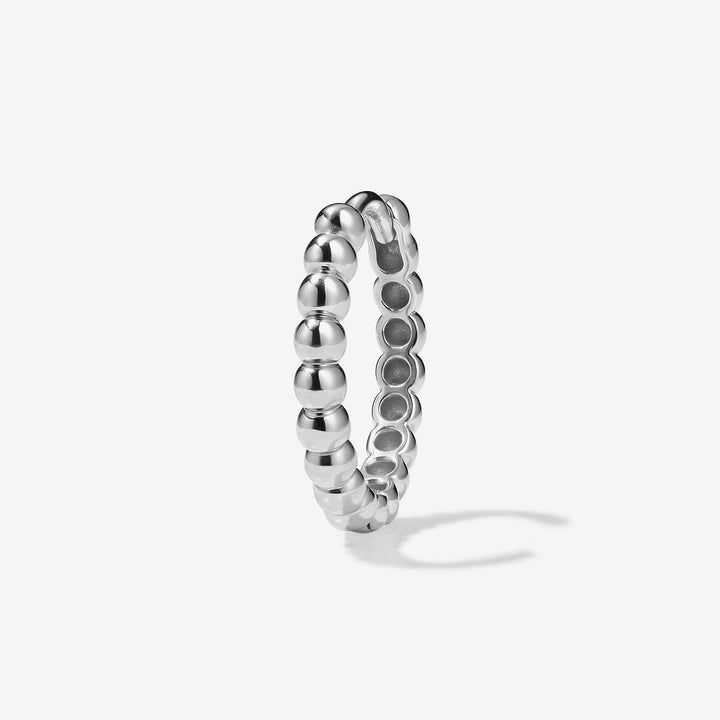 Lucky beaded hoop piercing