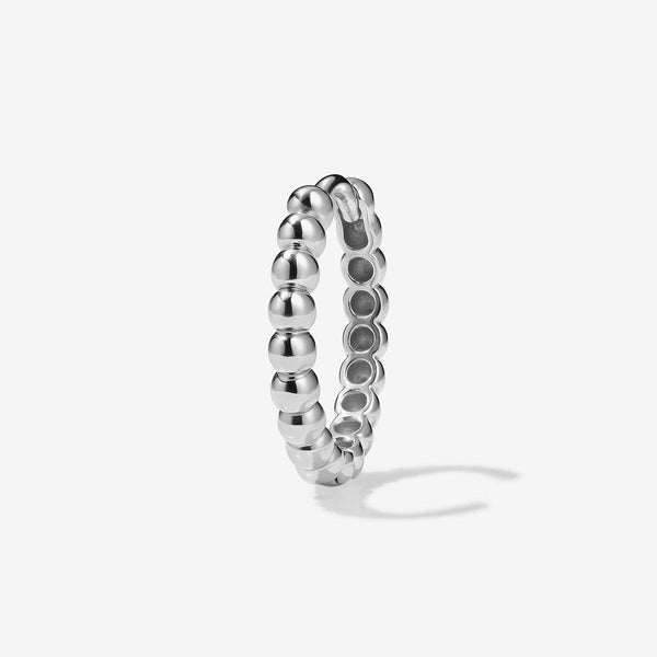 Lucky beaded hoop piercing